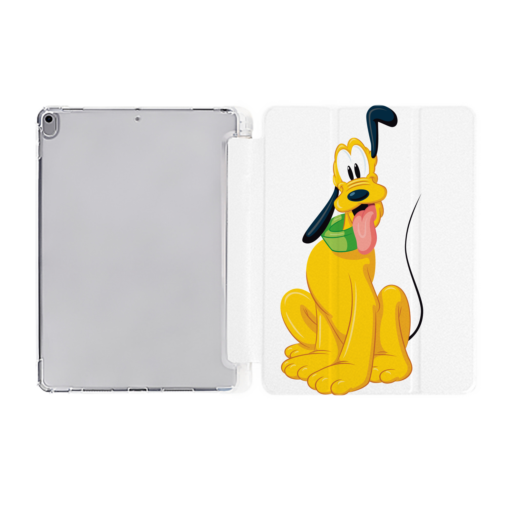 （画像用） ミッキーマウス Mickey Mouse IPad ケース ペン収納付き 三つ折りスタンド PUレザー×シリコン 対応機種9.5/10.5/10.9インチ